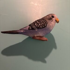 Decorative Bird Figurine - Black and Purple